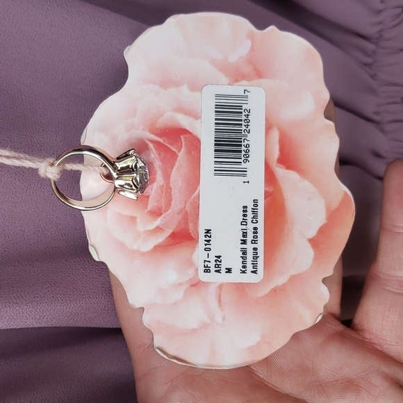 Show me your MUMU kendall Maxi Dress Antique Rose - Picture 13 of 14